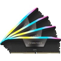 Corsair Vengeance RGB 192 Go DDR5-5200 (4x 48 Go) mémoire vive Noir, CMH192GX5M4B5200C38, XMP 3.0
