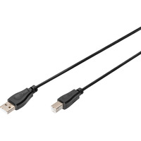 Digitus Câble de connexion USB 2.0 USB-A (mâle) > USB-B (mâle) Noir
