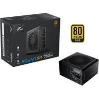 FSP ADVAN-750GM unité d'alimentation d'énergie 20+4 pin ATX ATX Noir alimentation modulaire 750 watt 4x PCIe, 750 W, 100 - 240 V, 5 A, Actif, 100 W, 750 W