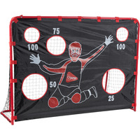 HUDORA But de floorball avec mur de tir, But de hockey Rouge