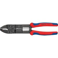 KNIPEX 97 32 240, Pince à sertir Rouge/Bleu