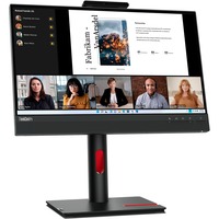 Lenovo ThinkCentre TIO-22 Gen5 Moniteur 21.5" tactile Noir, 1x DisplayPort, 1x HDMI, 1x USB-A, 54,6 cm (21.5"), 1920 x 1080 pixels, Full HD, LED, 6 ms, Noir
