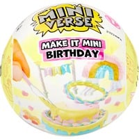 MGA Entertainment Make It Mini Birthday, Bricolage Miniverse Make It Mini Birthday, 8 an(s), Multicolore, Plastique, Résine
