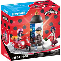 PLAYMOBIL Miraculous : Balade en roller à travers Paris, Jouets de construction 