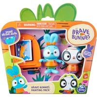 Spin Master Brave Bunnies - Peindre avec Boo Lapin et Panda, Figurine 