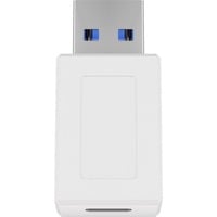 goobay 55225 changeur de genre de câble USB-C USB 3.0 (type A) Blanc, Adaptateur Blanc, USB-C, USB 3.0 (type A), Blanc
