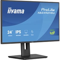 iiyama ProLite XB2492HSU-B1 24" Moniteur  Noir (Mat), 120 Hz, HDMI, DisplayPort, USB, audio