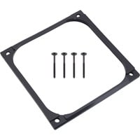 Alphacool Capot & découplage 140mm (7mm épais), Cadre de montage Noir