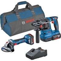 Bosch 2-tlg. Kit 18V Batterie, Set d'outils Bleu, SDS plus, 1,9 J, 4675 bpm, 1050 tr/min, 11000 tr/min, 12,5 cm