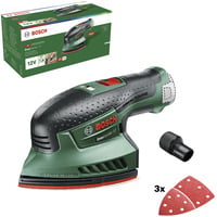 Bosch EasySander 12 Ponceuse multi usages 22000 tr/min 22000 OPM Vert/Noir, Ponceuse multi usages, Velcro, 22000 tr/min, 11000 OPM, 22000 OPM, 1,2 mm