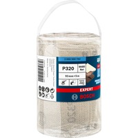 Bosch Expert Rouleau d'abrasif réticulé M480, Feuille abrasive Rouleau abrasif, Grain extra fin, P320, Travail de finition, Décapant, Bois, Beige