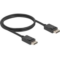 DeLOCK Câble DisplayPort 2.1 connecteur > connecteur DisplayPort, 16K, 80 Gbps Noir