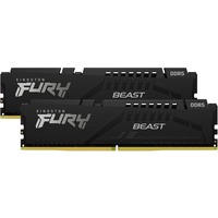 Kingston FURY Beast 64 Go DDR5-6000 (2x 32 Go) mémoire vive Noir, KF560C36BBEK2-64, EXPO