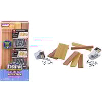 MGA Entertainment Creative Construction Wood, Nails and Screw Bundle, Outils pour enfants Nails and Screw Bundle, 3 an(s)