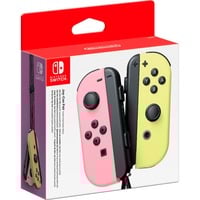 Nintendo Ensemble de manettes Joy-Con, Commande de mouvement Rose/jaune clair, Manette de jeu, Nintendo Switch, Nintendo Switch OLED, Croix directionnelle, Bouton d'accueil, Analogique/Numérique, Sans fil, Bluetooth