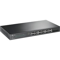 TP-Link Omada TL-SG2428P Géré L2/L2+ Gigabit Ethernet (10/100/1000) Connexion Ethernet, supportant l'alimentation via ce port (PoE) 1U Noir, Switch Géré, L2/L2+, Gigabit Ethernet (10/100/1000), Connexion Ethernet, supportant l'alimentation via ce port (PoE), Grille de montage, 1U