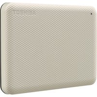 Toshiba Canvio Advance disque dur externe 4000 Go Blanc Beige, 4000 Go, 2.5", 2.0/3.2 Gen 1 (3.1 Gen 1), Blanc