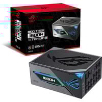 ASUS ROG -THOR-1600T3-GAMING unité d'alimentation d'énergie 20+4 pin ATX ATX Gris alimentation  modulaire 1600 watt Noir, 2x 12V-2x6, 4x PCIe, 1600 W, 100 - 240 V, Actif, 125 W, 1600 W, 125 W
