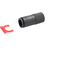 Alphacool Raccord rapide ES G1/4 IG PushIn femelle, Connecteur Noir