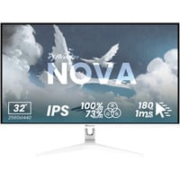 Arozzi Nova 32T2K180 31.5" Moniteur gaming Blanc, 1x DisplayPort, 2x HDMI, 180 Hz
