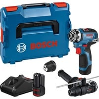 Bosch GSR 12V-35 FC PROFESSIONAL 1750 tr/min 590 g Noir, Bleu, Rouge, Perceuse/visseuse Bleu/Noir, Perceuse à poignée pistolet, Sans brosse, Noir, Bleu, Rouge, 1 cm, 1750 tr/min, 3,2 cm