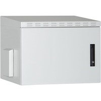 Digitus Boîtier mural IP55 - pour application à l’extérieur - 600 x 600 mm (lxp), Armoire informatique Gris clair, Rack monté sur le mur, 100 kg, Gris