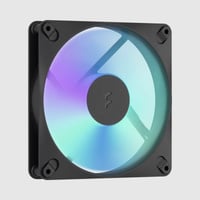 Fractal Design Dynamic 3 140 RGB ventilateurs de boîtier Noir, 3 pièces, 140 x 140 x 25 mm, PWM