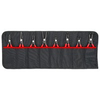KNIPEX Set de pinces à circlips Ø 10 - 60 mm, 8 pièces Rouge