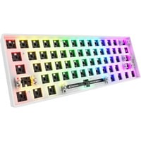 Sharkoon SKILLER SGK50 S4 Gen2 Barebone RGB clavier gaming Blanc, 60%
