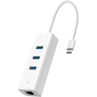 TP-Link UE330C carte réseau Ethernet 1000 Mbit/s Blanc, Avec fil, USB Type-A/USB Type-C, Ethernet, 1000 Mbit/s, Blanc