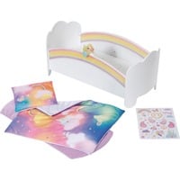 ZAPF Creation BABY born Rainbow Bed, Meubles de poupées BABY born Rainbow Bed, Transat pour poupée, 3 an(s), Batteries requises, Effets sonores pris en charge, Effets lumineux