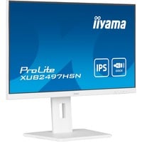 iiyama ProLite XUB2497HSN-W2 écran plat de PC 60,5 cm (23.8") 1920 x 1080 pixels Full HD LED Blanc Moniteur Blanc (mat), 60,5 cm (23.8"), 1920 x 1080 pixels, Full HD, LED, 1 ms, Blanc