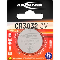 Ansmann 1516-0013 pile domestique Batterie à usage unique CR3032 Lithium Batterie à usage unique, CR3032, Lithium, 3 V, 1 pièce(s), 550 mAh