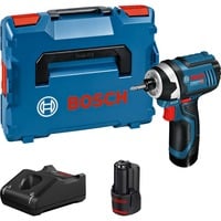 Bosch Visseuse à chocs sans fil GDR 12V-105 Professional Bleu/Noir, Douille à choc, Noir, Bleu, 1/4", 2600 tr/min, 105 N·m, Secteur