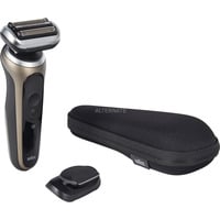 Braun Series 7 72-C1200s Tondeuse Noir, Bronze, Acier inoxydable, Rasoir Gris/Noir, Noir, Bronze, Acier inoxydable, Boutons, Normal, LED, AC/Batterie, Batterie intégré