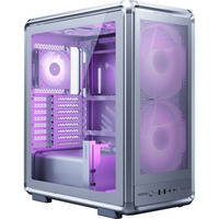 Cooler Master MasterFrame 500 Mesh ARGB boîtier midi tower Argent | 2x USB-A | 1x USB-C | RGB | Verre Trempé