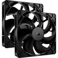 Corsair RS140 PWM ventilateurs de boîtier Noir, 2 pièces, 140 x 140 x 25 mm