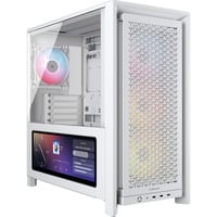 Corsair boîtier midi tower Blanc | 3x USB-C | RGB | Verre Trempé