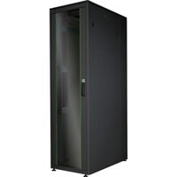 Digitus Armoire réseau de série Unique - 600 x 1 000 mm (lxp), Armoire informatique Noir, Rack autonome, 47U, 800 kg, Rails de rack, Noir