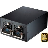 FSP Twins PRO unité d'alimentation d'énergie 20+4 pin ATX PS/2 Noir alimentation  900 watt 4x PCIe, 900 W, 100 - 240 V, 50 - 60 Hz, 6 - 10 A, Actif, 130 W