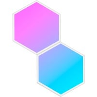 Govee Pack d'extension de panneaux lumineux Glide Hexa (2 panneaux), Lumière LED 