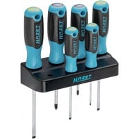 Hazet Ensemble de tournevis 811SH-1/7 avec support, 7 pièces Bleu/Noir