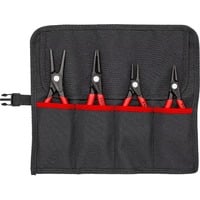 KNIPEX Set de pinces circlips Ø 12 - 60 mm, 4 pièces Rouge