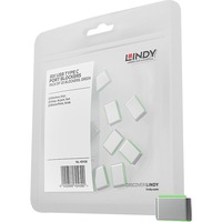 Lindy 40438 bloqueur de port USB Type-C Vert 10 pièce(s), Sécurité Vert, USB Type-C, Vert, 10 pièce(s), 10 g
