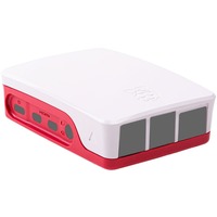 Raspberry Pi Foundation 1876751 accessoire pour carte de développent Emplacement Rouge, Blanc, Boîtier Blanc/Rouge, Emplacement, Raspberry Pi, Raspberry Pi, Rouge, Blanc, ABS, 71 mm