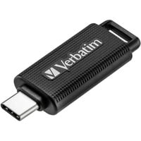 Verbatim Store 'n' Go lecteur USB flash 128 Go USB Type-C 3.2 Gen 1 (3.1 Gen 1) Noir, Clé USB Noir/gris, 128 Go, USB Type-C, 3.2 Gen 1 (3.1 Gen 1), Slide, 4 g, Noir