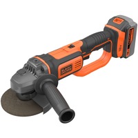 BLACK+DECKER BCG720M1-QW, Meuleuse d'angle Noir/Orange