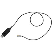 EPOS | Sennheiser Câble adaptateur USB CEHS-CI 02, connecteur USB-A > connecteur RJ-45 Noir