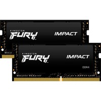 Kingston FURY 32 Go DDR4-3200 (2x 16 Go) mémoire PC portable Noir, KF432S20IBK2/32, SO-DIMM, XMP 2.0