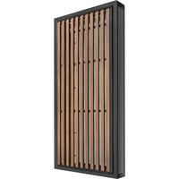 Lian Li B4-mATX Vertical AeroDeck, boîtier pc Noir/bois | Verre trempé
